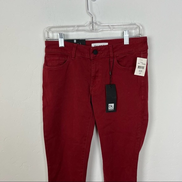 DL1961 Emma Power Leggings in Rhubarb - Picture 3 of 10